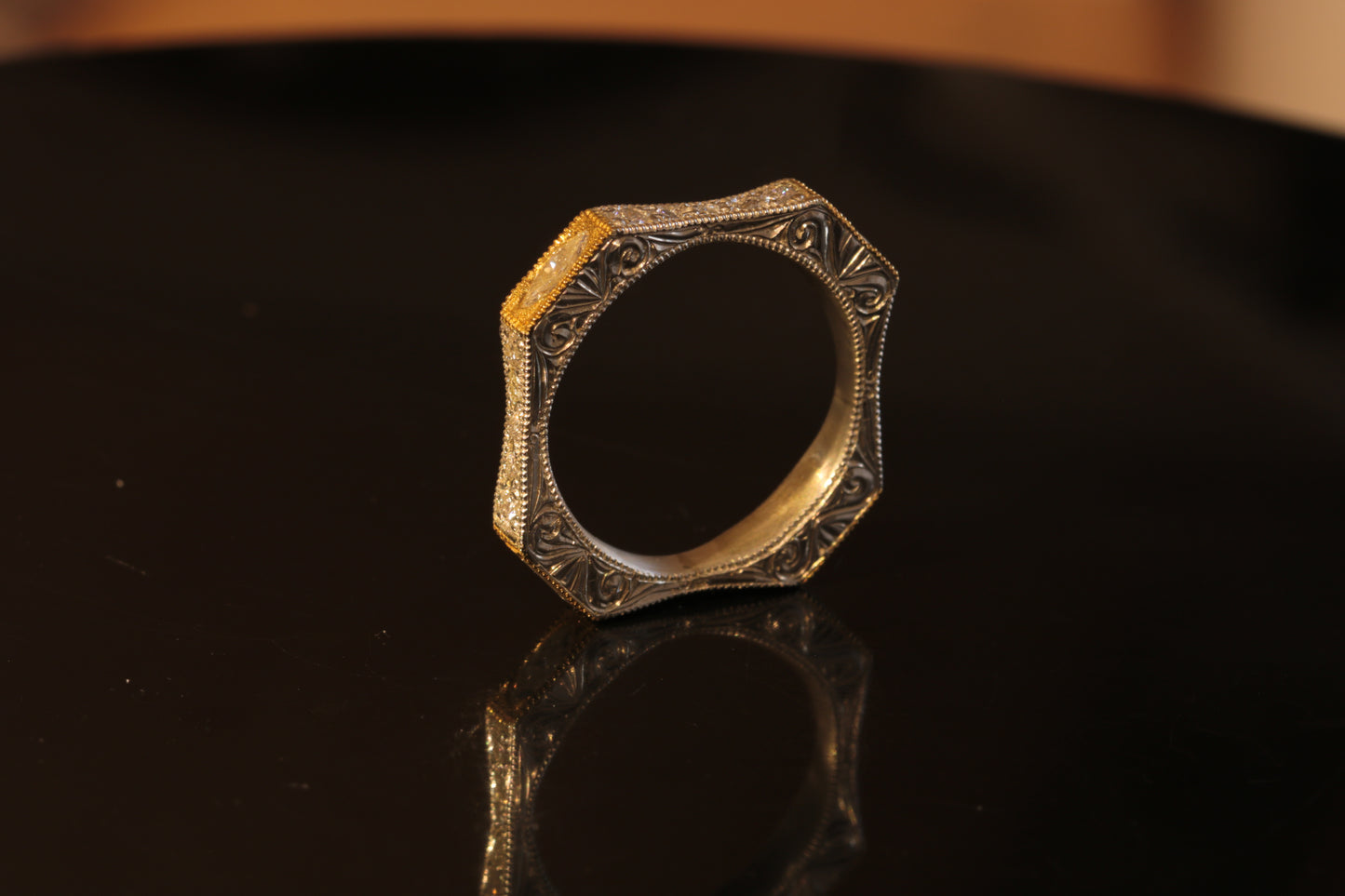 Handgravierte Ringe