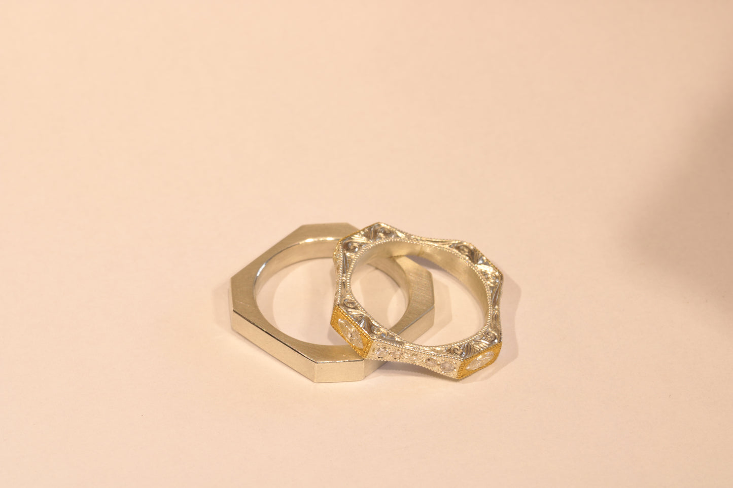 Handgravierte Ringe
